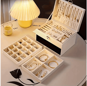 3-Layer Jewelry Storage Box - 1