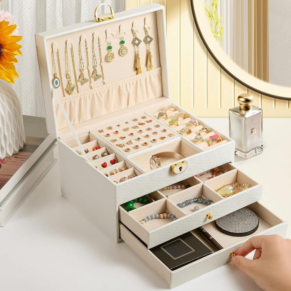 3-Layer Jewelry Storage Box