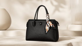 LOREVIA - Soft Shell Scarf Handle Bag
