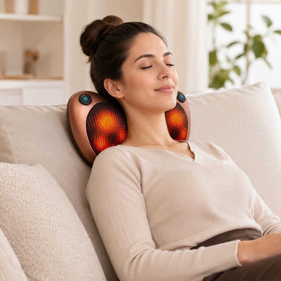Heated Neck & Body Massage Pillow