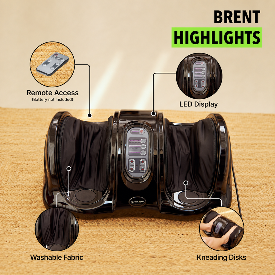 Electric Foot Massager with Digital Controls