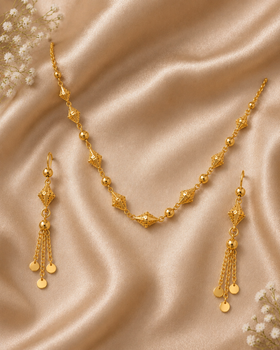 LOREVIA - Elegant Bead Necklace Set