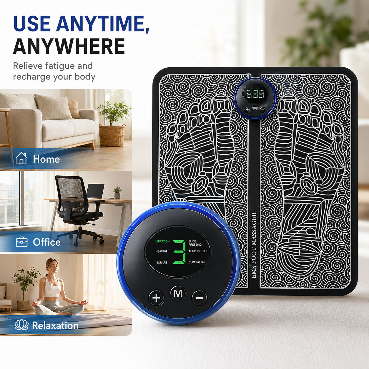 LOREVIA - EMS Foot Massager Mat