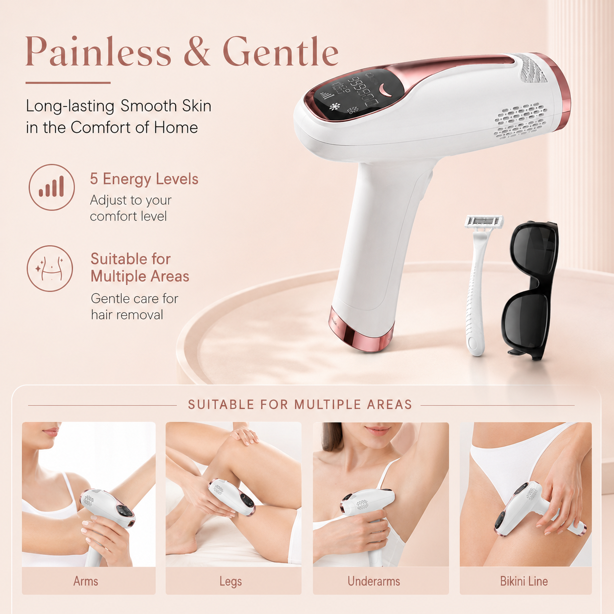 LOREVIA - Babyverse - Digital IPL Hair Removal Device ©