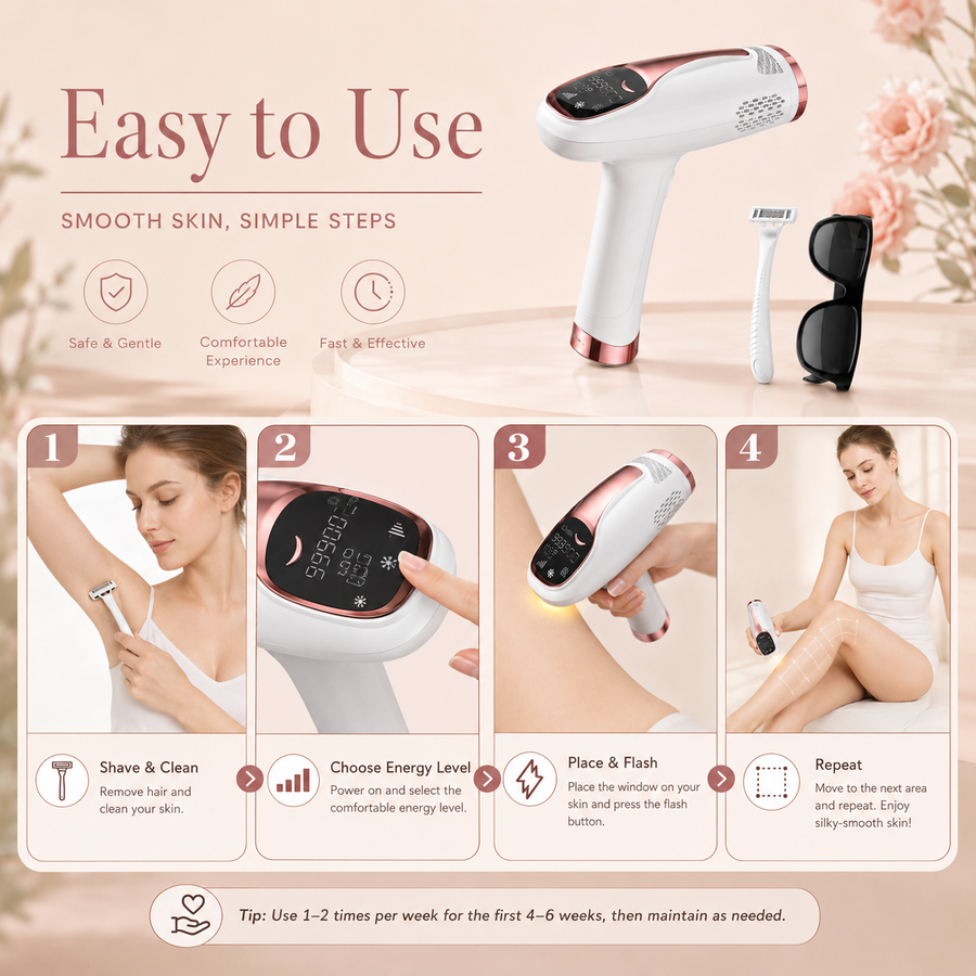 Babyverse Digital IPL Hair Reduction Device
