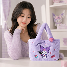 LOREVIA - Sanrio Plush Tote Bag