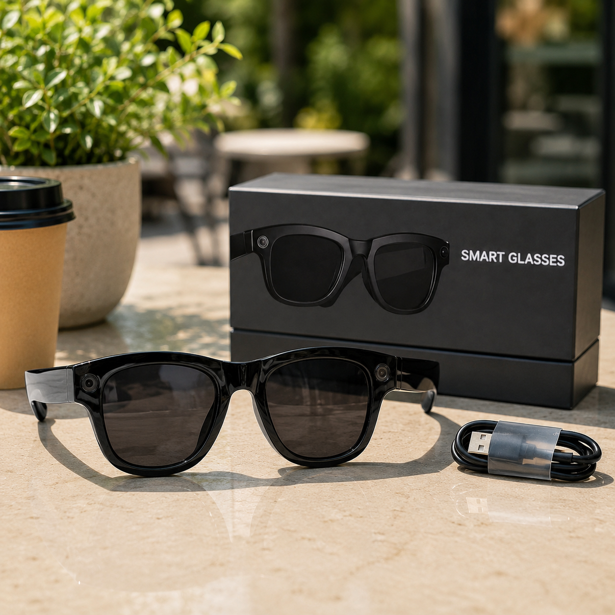 نظارات صوتية ذكية Bluetooth