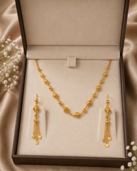 LOREVIA - Elegant Bead Necklace Set
