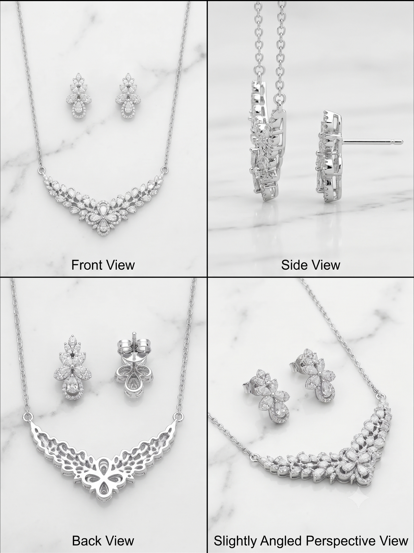 LOREVIA - Floral Jewelry Set