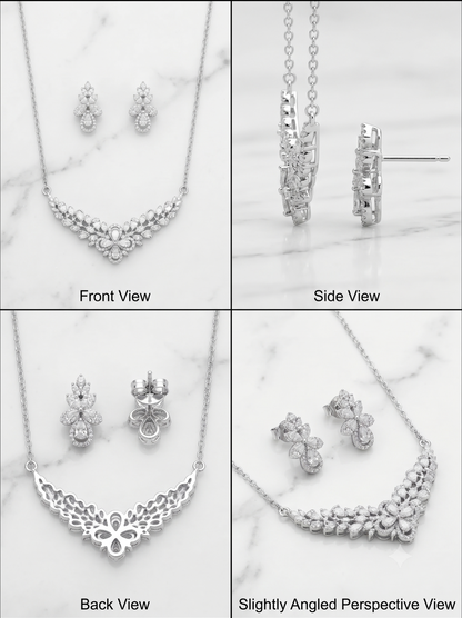 LOREVIA - Floral Jewelry Set