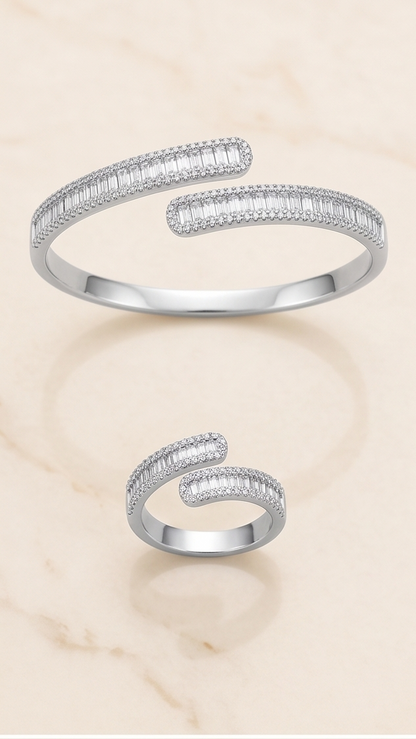 LOREVIA- Infinity Oval Luxe Kada Set