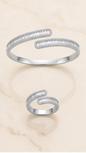 LOREVIA- Infinity Oval Luxe Kada Set