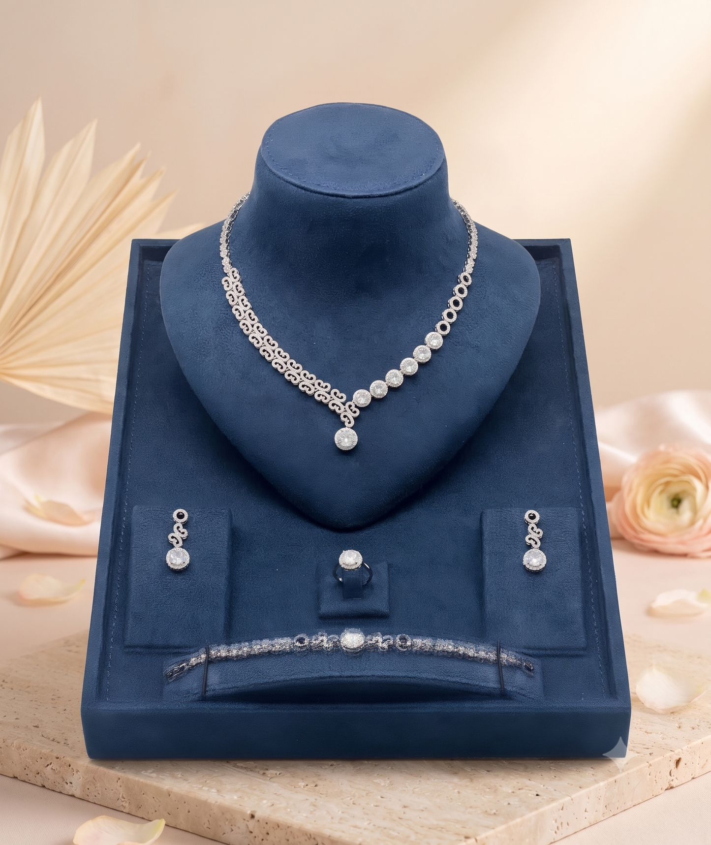 LOREVIA - Crystal Link Jewelry Set
