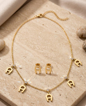 Elegant Motif Jewelry Set - 3