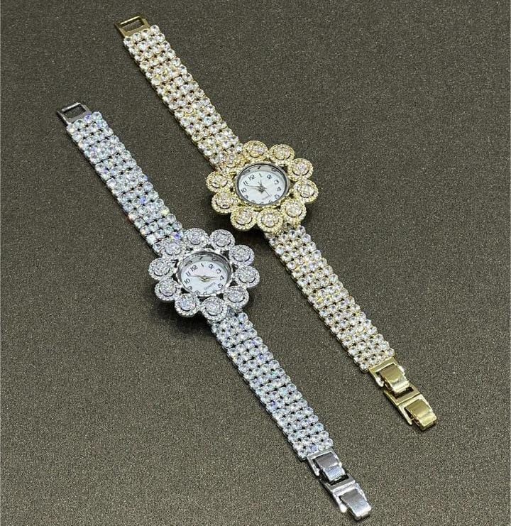 Floral Bloom Crystal Watch - 3