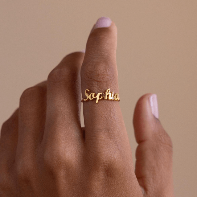 LOREVIA - New Custom Name Ring