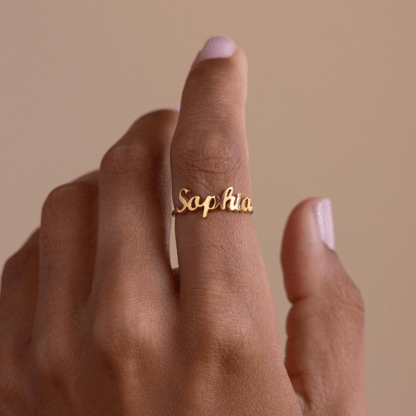 LOREVIA - New Custom Name Ring