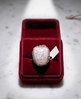 Opal Crystal Statement Ring - 2