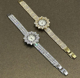 Elegant Pearl Halo Watch - 3