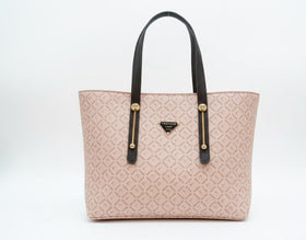 Printed Tote Handbag with Pouch - 2