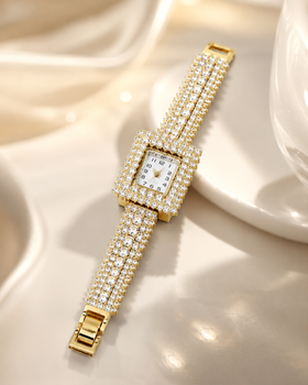 Majestic Square Crystal-Style Watch