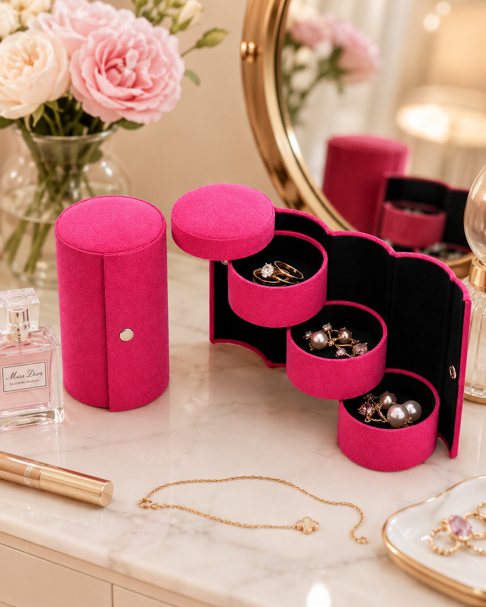 Portable Travel Jewelry Organizer