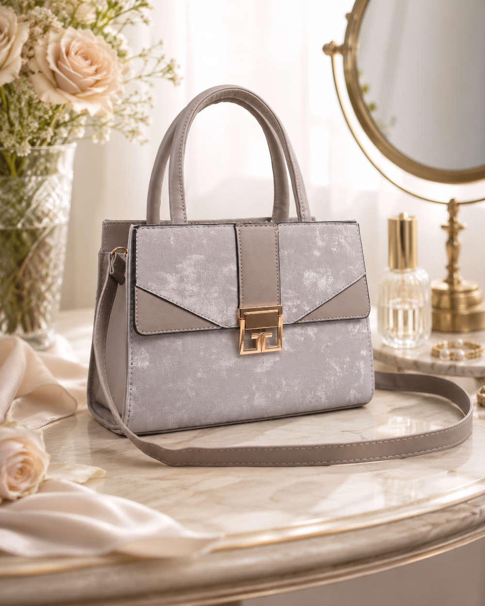Sculpted Shoulder Bag
