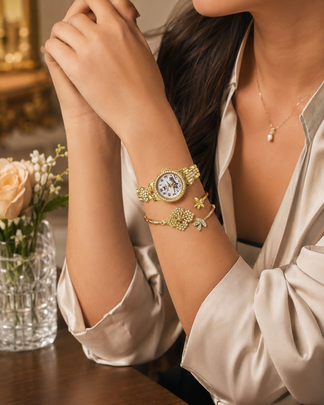 Celeste Watch & Bracelet Set
