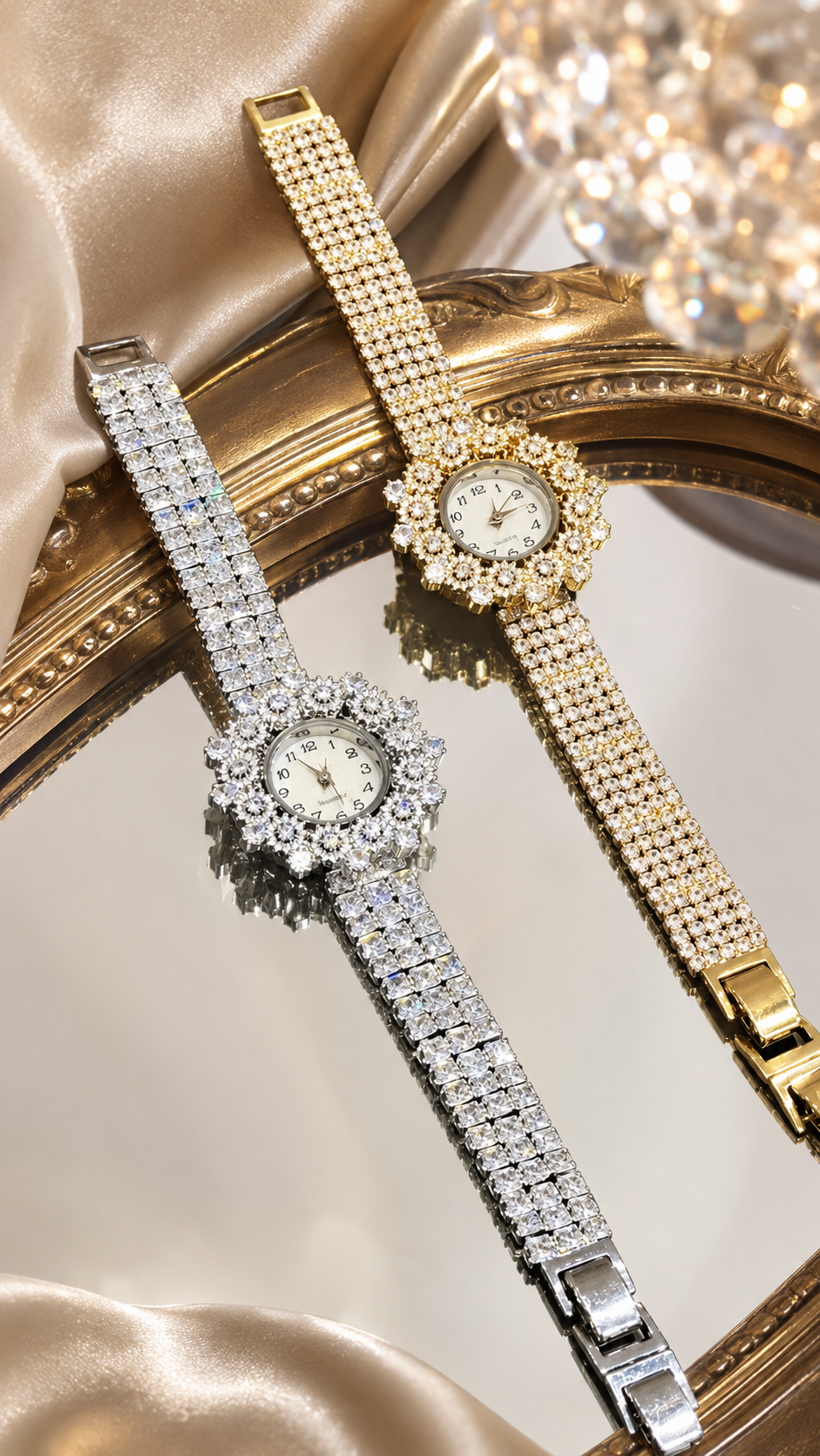 Pearl-Inspired Halo Watch
