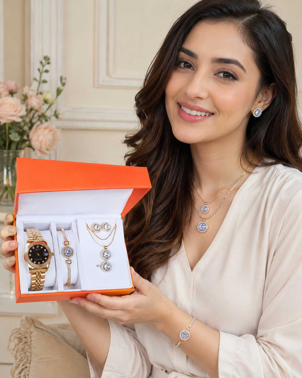 ساعة تايمليس تشارم نسائية