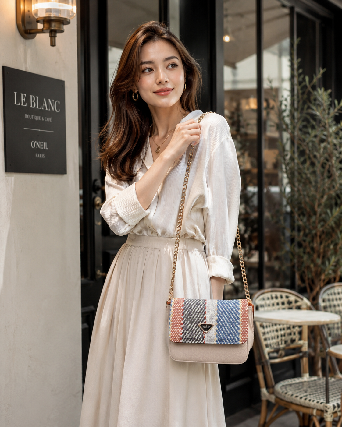 Chain-Link Shoulder Bag