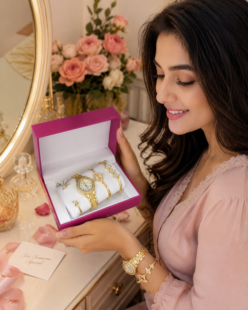 ساعة بيرل آند تايدز نسائية