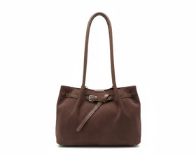 Slouchy Suede-Look Tote Bag - 3