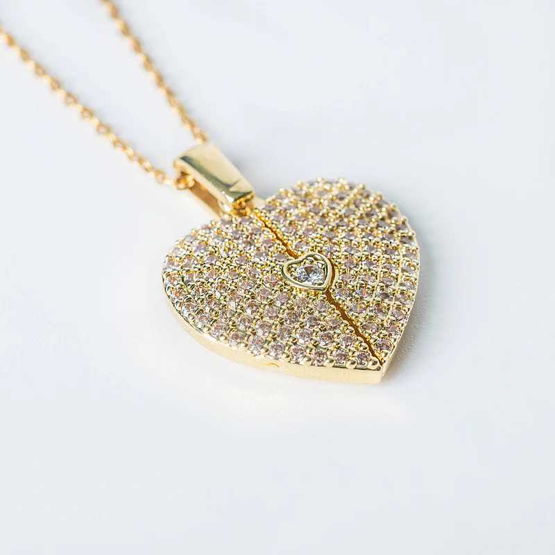 Gold Heart Necklace for Women