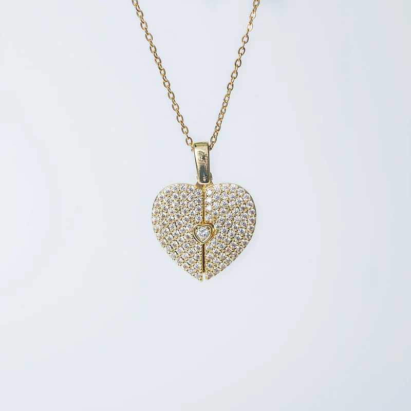LOREVIA - Gold Heart Necklace for Women