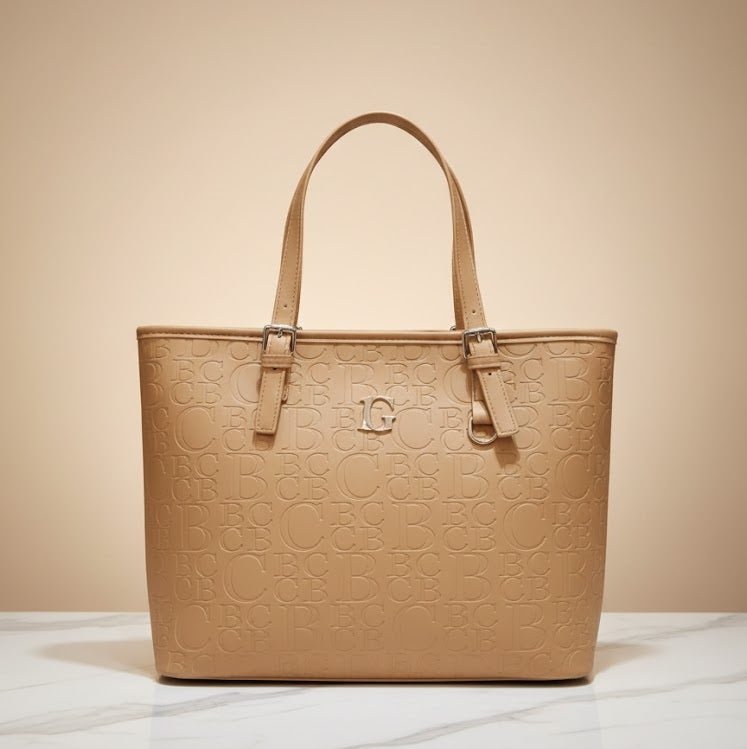 BC Monogram Structured Tote Bag - image 1