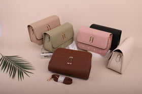 Brown Flap Shoulder Bag - image 1